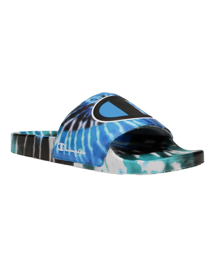 Women's champion tie dye slide online stores